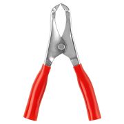 Зажим «крокодил» ЗК 15А 75мм красный (10шт) TDM