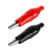 Зажим «крокодил» ЗКИ 5А 46мм в изоляции красный/черный (5шт+5шт) TDM