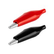 Зажим «крокодил» ЗКИ 10А 56мм в изоляции красный/черный (3шт+3шт) TDM