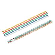 Трубки термоусаживаемые не распространяющие горение, с клеевым слоем, набор 5 цветов (красный, желтый, зеленый, синий, белый) по 2 шт., длиной 1,0 м ТТкНГ(3:1)-6,4/2,0 TDM