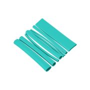 Набор трубок термоусаживаемых, не поддерживающих горение, клеевых, 8 типоразмеров, длиной 10 см ТТкНГ(3:1) «Моноцвет-диапазон, зеленый TDM»