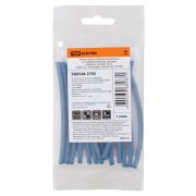 Набор трубок термоусаживаемых, не поддерживающих горение, клеевых, длиной 10 см ТТкНГ(3:1) «Моноцвет, синий 3,2/1,0 TDM»