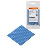 Набор трубок термоусаживаемых, не поддерживающих горение, клеевых, длиной 10 см ТТкНГ(3:1) «Моноцвет, синий 4,8/1,5 TDM»