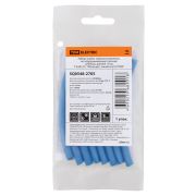 Набор трубок термоусаживаемых, не поддерживающих горение, клеевых, длиной 10 см ТТкНГ(3:1) «Моноцвет, синий 6,4/2,0 TDM»