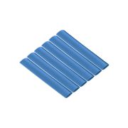 Набор трубок термоусаживаемых, не поддерживающих горение, клеевых, длиной 10 см ТТкНГ(3:1) «Моноцвет, синий 12,7/4,3 TDM»