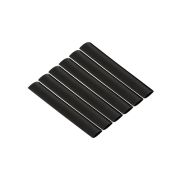 Набор трубок термоусаживаемых, не поддерживающих горение, клеевых, длиной 10 см ТТкНГ(3:1) «Моноцвет, черный 12,7/4,3 TDM»