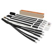 Муфта кабельная термоусаживаемая концевая, внутренней и наружной установки, 150-240 кв.мм, 1кВ, ПВХ/СПЭ, с броней, с наконечниками 5ПКВНтпБ1-150/240-Б TDM