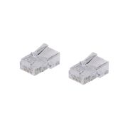 Разъем RJ-45 UTP для кабеля кат. 5Е, 8P8C (2 шт), TDM