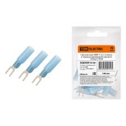 Наконечник НВИ-Т 2,5–4 вилка в термоусаживаемой манжете (100шт) TDM