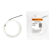 Нейлоновая кабельная протяжка НКП диаметр 3мм длина 10м с наконечниками (белая) TDM