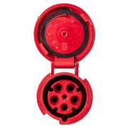 Розетка 235 переносная 3Р+РЕ+N 63А 380В IP54 TDM