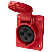 Розетка 414 скрытая 3Р+РЕ 16А 380В IP44 TDM