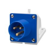 Вилка 523 стационарная 2Р+РЕ 32А 220В IP44 TDM