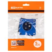 Вилка 613 скрытая 2Р+РЕ 16А 220В IP44 TDM