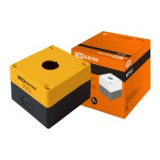 Корпус КП101 для кнопок, 1 место, желтый, IP54 TDM