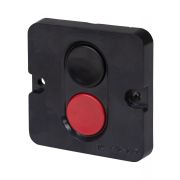 Пост кнопочный ПКЕ 612 У2, красная и черная кнопки, IP40 TDM