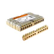 Шина «N» нулевая 8х12мм 12/1 (12 групп/крепеж по центру) TDM