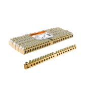 Шина «N» нулевая 8х12мм 24/1 (24 группы/крепеж по центру) TDM