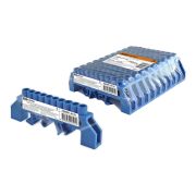 Шина «N» нулевая в изоляторе на DIN-рейку 8x12мм 10 групп инд. стикер TDM