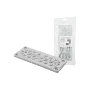 Кабельный ввод мембранный КВМ-25, ТЭП, RAL7035, IP66, 25 вводов TDM