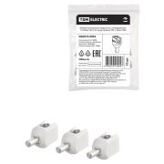 Вводная клемма для модульного оборудования изолированная, зажим винтовой 16-50мм² (AL/CU), прямая, 160А, ввод прямой, PIN L-35мм TDM