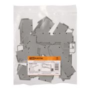 Зажим клеммный безвинтовой ЗКБ быстрого зажима 4 вывода 2,5 мм2 24А серый (Ph-C PT 2,5-QUATTRO) TDM