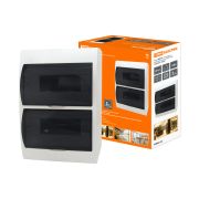 Щит ЩРН-П-24 модуля, навесной, пластик, белый, дымчатая дверца, IP41 TDM