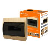 Бокс ЩРН-П-10 модулей навесной пластик IP41 «Эко» (сосна) TDM