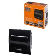 Бокс ЩРВ-П-8 модулей встраиваемый пластик IP41, Антрацит TDM