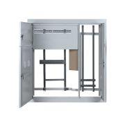 Корпус щита этажного 2 кв. (1010х950х160) размер ниши (920х860х140) TDM