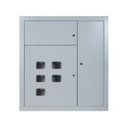 Корпус щита этажного 5 кв. (1010х950х160) размер ниши (920х860х140) TDM