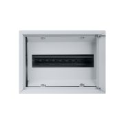 Корпус металлический ЩРН-12+ (13 модулей, полунадрезное окно на задней стенке) (220х300х120) Народный