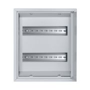 Корпус металлический ЩРН-24+ (26 модулей, полунадрезное окно на задней стенке) (350х300х120) Народный