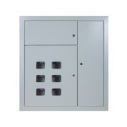 Корпус щита этажного 6 кв. (1010х950х160) размер ниши (920х860х140) TDM