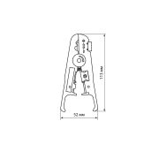 Клещи КЗ-В, зачистка и обрезка витой пары UTP/SFTP регулируемый нож, «МастерЭлектрик» TDM