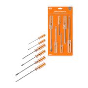 Набор отверток 6 шт.: SL:3x75;5x100;6x150, PH:0х75;2x100;2x150 (блистер), CS «Гранит» TDM