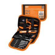Слесарный набор №4, 25 предметов, тканевый чехол, «Гранит» TDM