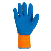Перчатки плотной вязки акрил с латексным покрытием, «Рельеф», оранж., 11, 10 кл., 140 г, 1 пара, TDM