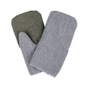 Рукавицы рабочие «Полюс», брезентовый наладонник, основа бязь, ватин, серые, 1 пара, TDM