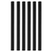 Клеевые стержни универсальные черные, 7 мм x 100 мм, 6 шт, «Алмаз» TDM