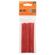 Клеевые стержни универсальные красные, 7 мм x 100 мм, 6 шт, «Алмаз» TDM