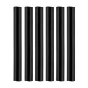 Клеевые стержни универсальные черные, 11 мм x 100 мм, 6 шт, «Алмаз» TDM