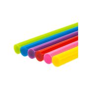 Клеевые стержни универсальные цветные, 11 мм x 100 мм, набор 6 шт, «Алмаз» TDM