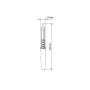 Паяльник ПД-100, ЭПСН, мощность 100 Вт, 230 В, деревянная ручка, плоское жало, «Гранит» TDM