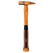 Молоток слесарный, 200 гр, кованый, с усилен. прорезиненной фиберглассовой рукояткой «Алмаз» TDM