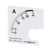 Шкала Ш72   20/5А-1,5 (для А72 Х/5А) TDM