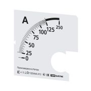 Шкала Ш72  125/5А-1,5 (для А72 Х/5А) TDM