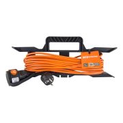 Удлинитель-шнур силовой на рамке УШ10 TDM (штепс. гнездо, 50м ПВС 2х1,0) У-12009