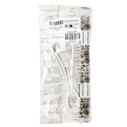 Шнур сетевой с вилкой ПВС-ВП 2x0,75мм2 1,5м б/з белый Народный