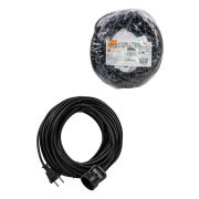 Удлинитель-шнур силовой народный ПВС 2200 Вт б/з, 20м, штепс. гнездо У-12006